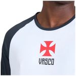 camisa masculina vasco braziline plaga manga longa proteção uv branco m (mp)