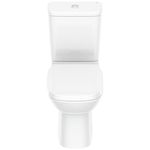 kit vaso sanitário com caixa acoplada roca 3/6 l square branco (mp)