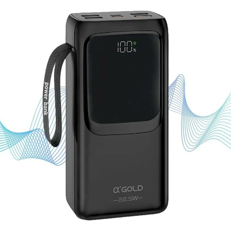 power bank a'gold 50.000mah portátil turbo (mp)