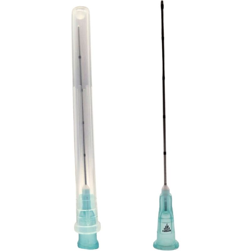 agulha microcânula 0,8x50mm 21g com agulha auxiliar 0,8x25 sr