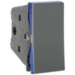 módulo interruptor legrand paralelo 10a 250w pial plus+ ba 1m 611011cz cinza (mp)
