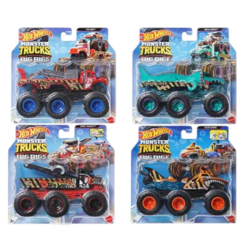 caminhão de brinquedo hot wheels monster trucks mattel sortido hwn86