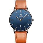 relógio ben nevis analógico laranja e azul a-bi