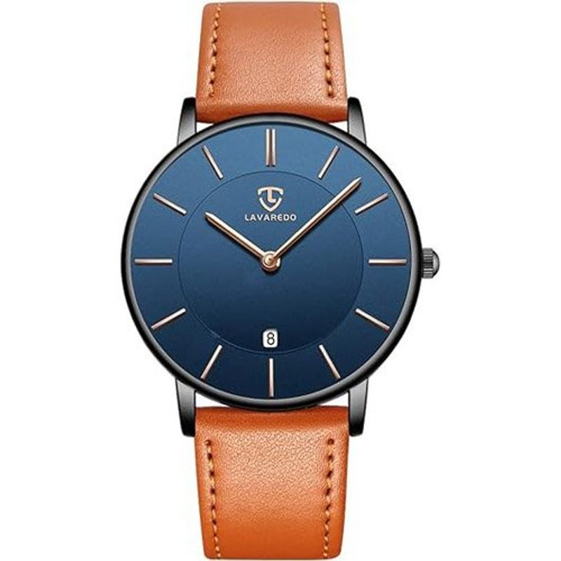 relógio ben nevis analógico laranja e azul a-bi