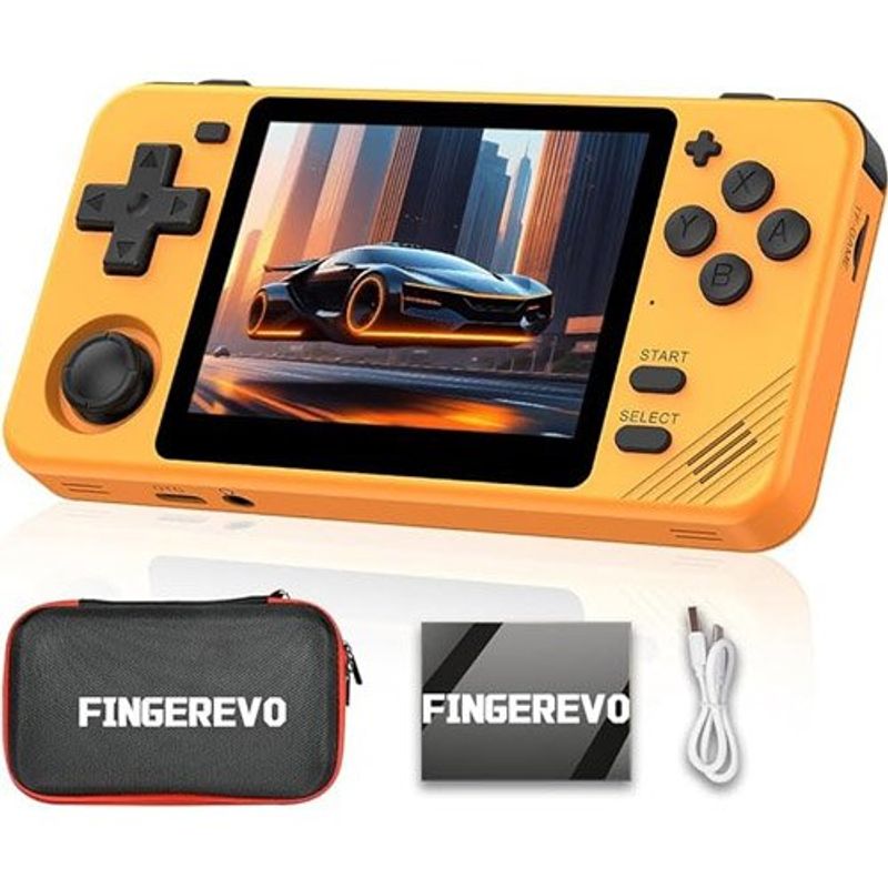 console portátil fingerevo rgb10x 3.5 polegada preto a-bi