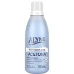 acetona alyne removedor base 100ml