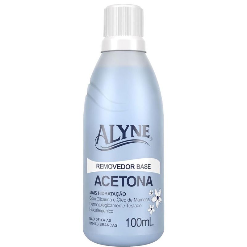 acetona alyne removedor base 100ml