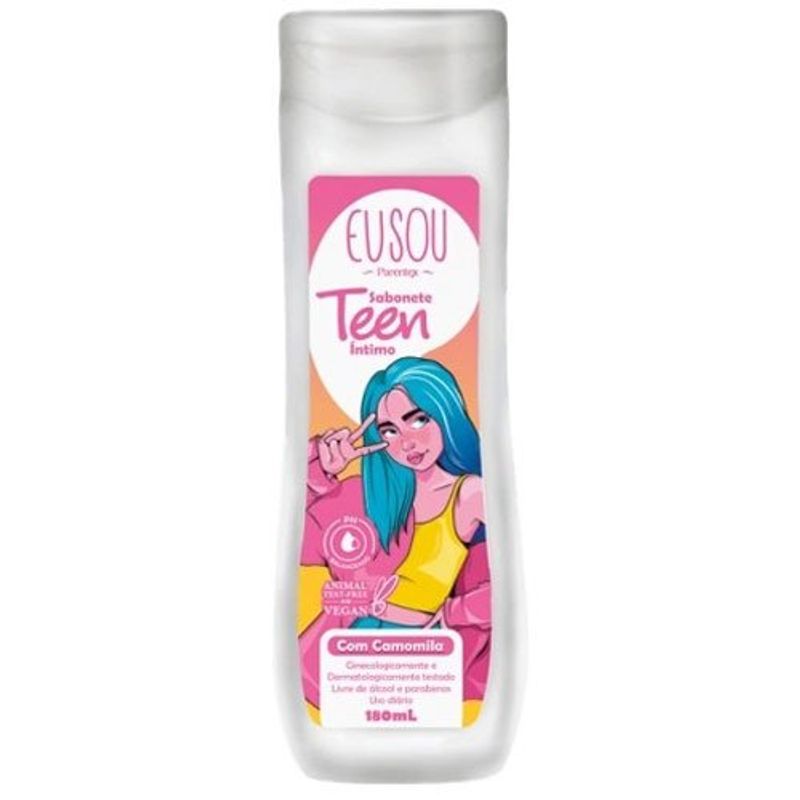 sabonete intimo teen eu sou camomila parentex 180ml