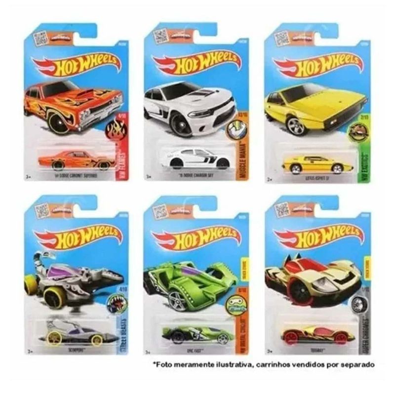 carro hot wheels 1 unidade modelos sortidos