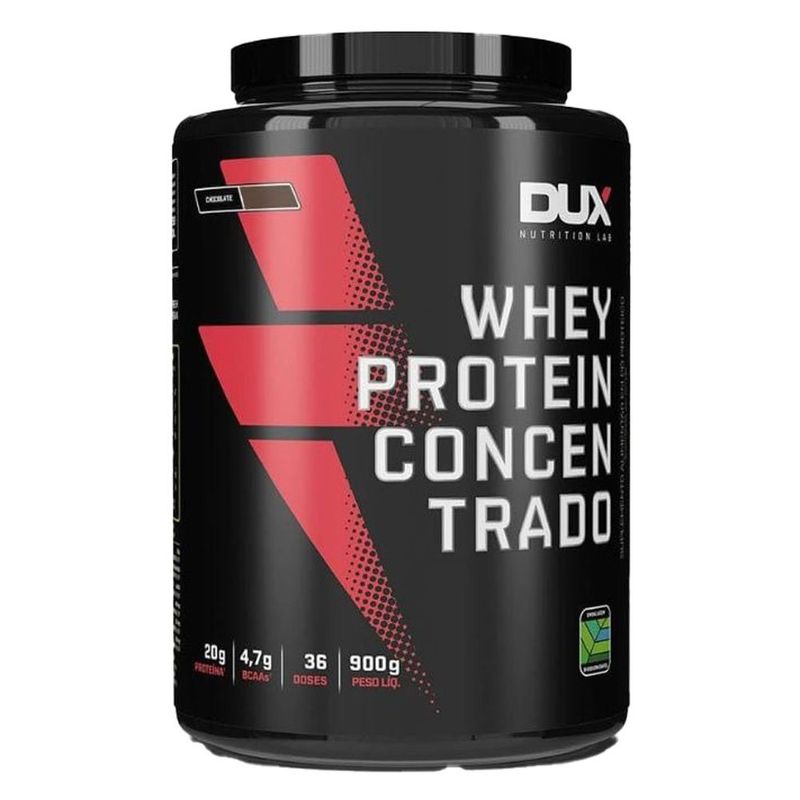 whey protein concentrado dux nutrition chocolate 900g