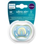 chupeta philips avent ultra air arco íris 0-6 meses