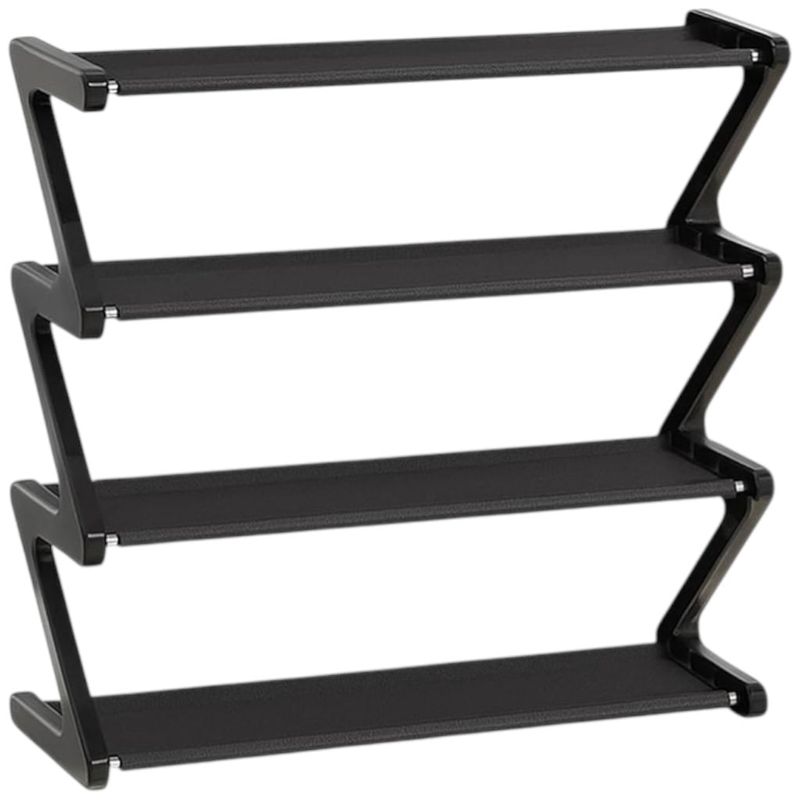 sapateira em ferro casita 8 pares de sapatos preto (mp)