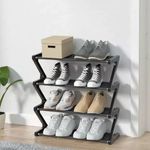 sapateira em ferro casita 8 pares de sapatos preto (mp)