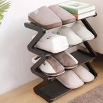 sapateira em ferro casita 8 pares de sapatos preto (mp)