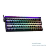 teclado gamer aula com fio 68 teclas rgb preto a-mbi
