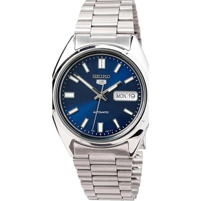 relógio masculino seiko snxs77 aço inoxidável azul a-bi