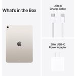 apple ipad air 11 " m3 128 gb starlight branco a-bi