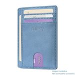 porta-cartão buffway slim com bloqueio rfid azul a-mbi
