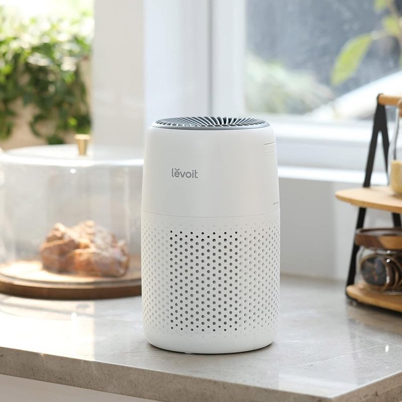 purificador de ar levoit mini-p 3 em 1 branco a-bi