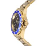 relógio invicta pro diver aço inoxidável dourado a-bi
