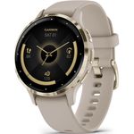 smartwatch garmin venu 3s tela amoled 1,2 41mm cinza a-mbi