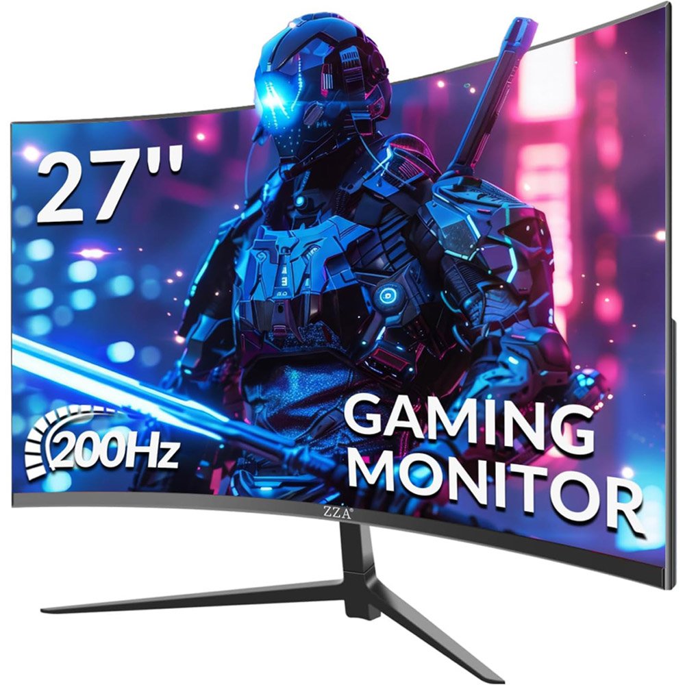 ｛美品｝ D.A.S. MONITOR-8 ペア ZZA Monitor curvo de 27 polegadas, monitor de jogos FHD 1080P