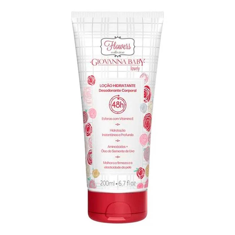 loção hidratante giovanna baby lovely 200ml