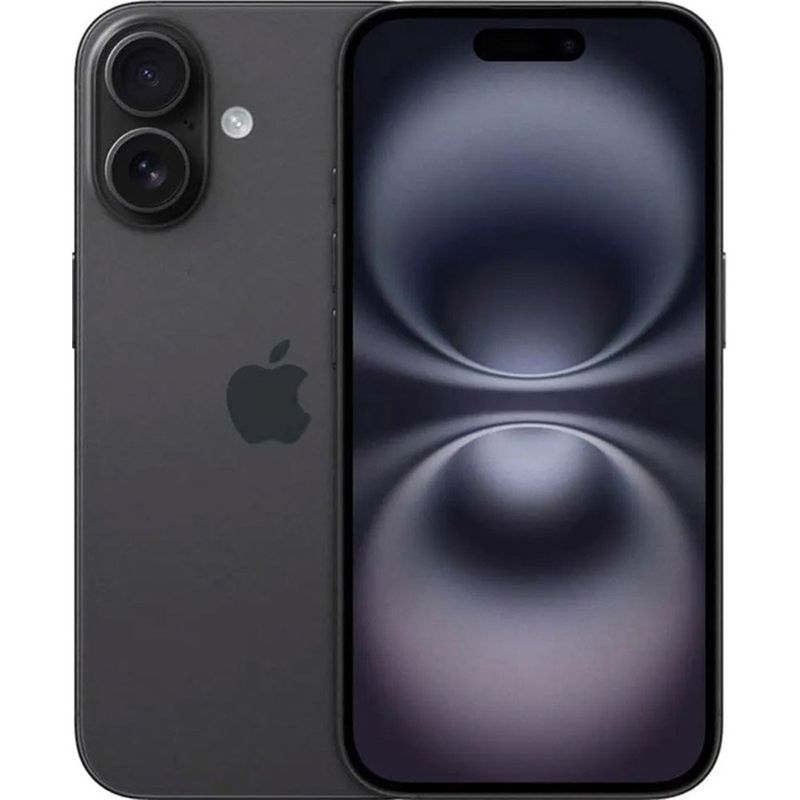 apple iphone 16 128gb preto tela 6.1" ios18