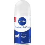 desodorante antitranspirante roll on nivea protect & care 50ml