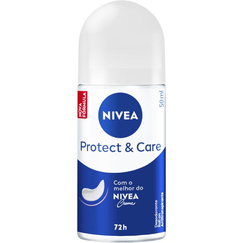 desodorante antitranspirante roll on nivea protect & care 50ml