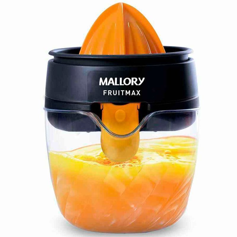 espremedor mallory fruitmax 2x1 25w 1,2 litros preto