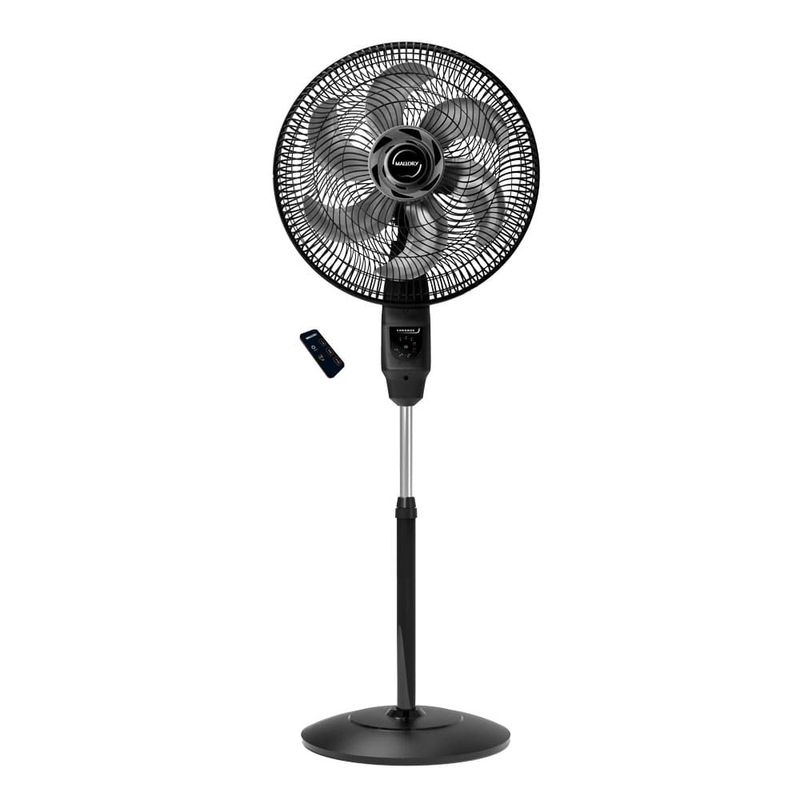 ventilador de coluna mallory chronos 40cm 6 pás 127v preto