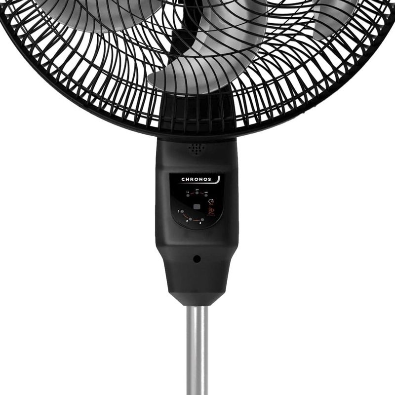 ventilador de coluna mallory chronos 40cm 6 pás 127v preto