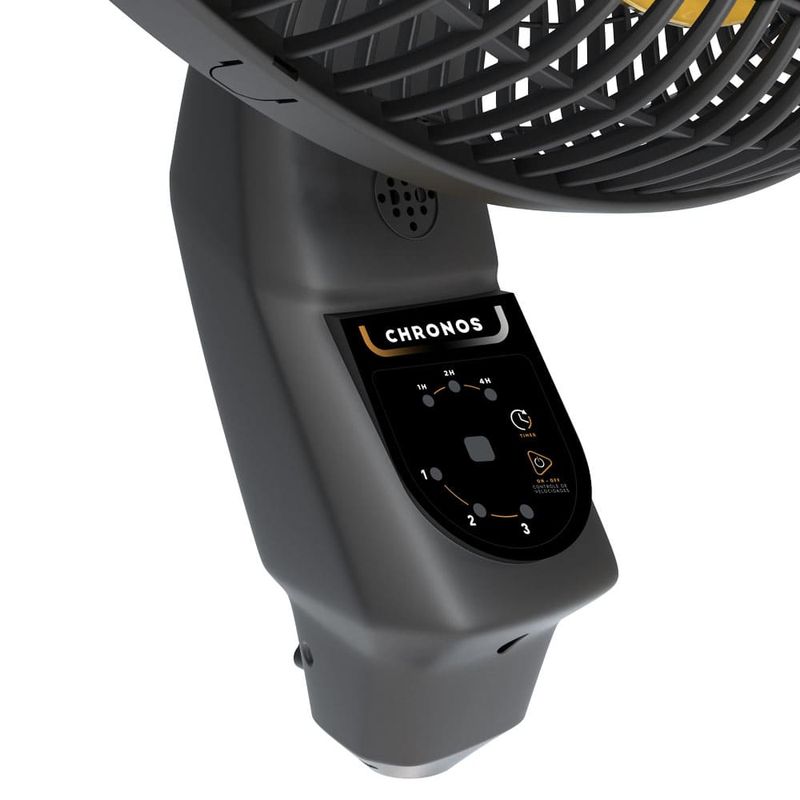 ventilador de coluna mallory chronos 40cm 6 pás 127v preto