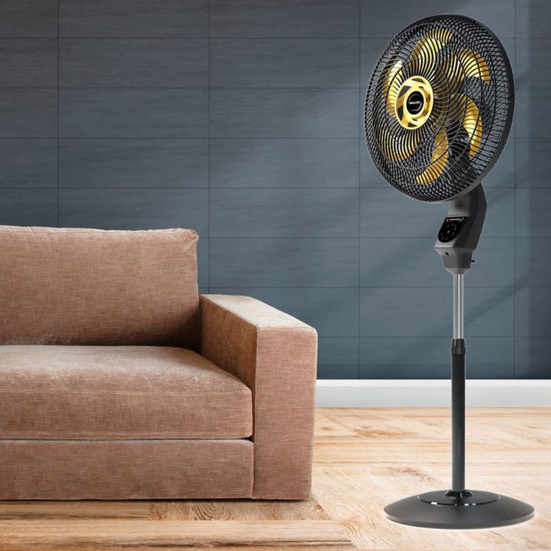 ventilador de coluna mallory chronos 40cm 6 pás 127v preto b94401741