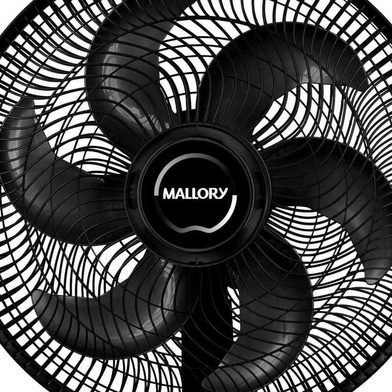 ventilador de mesa e parede mallory 40cm turbo fresh preto