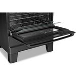 fogão 5 bocas esmaltec ideal master glass preto t5vfp