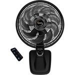 ventilador de parede mallory smart control 40cm preto