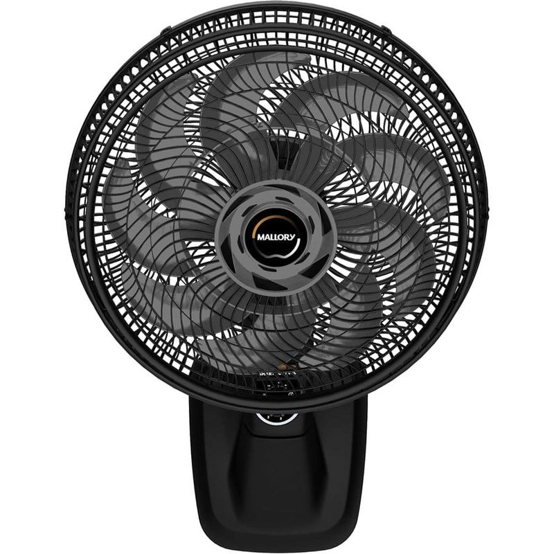 ventilador de parede mallory smart control 40cm preto