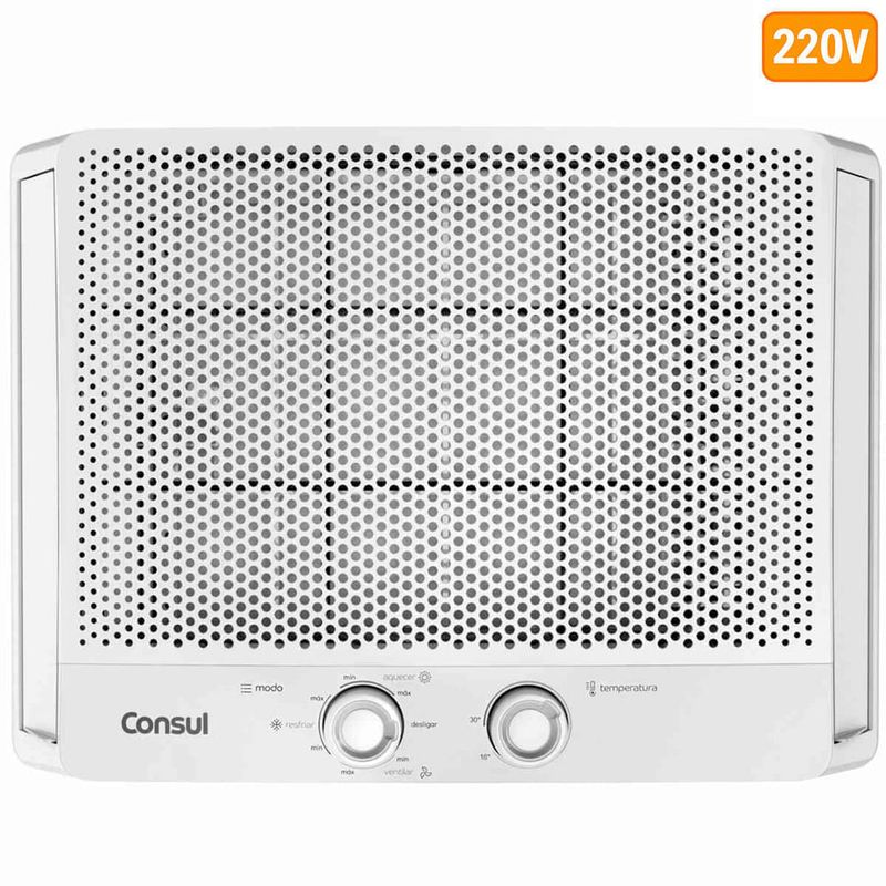 ar-condicionado janela consul 10.000 btus 220v branco ccb10fbbna