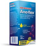 ana-flex orfenadrina 35mg + dipirona 300mg + cafeina anidra 50mg 20ml solução oral cristália
