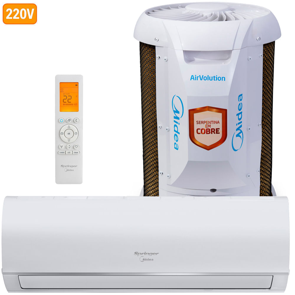 Ar-Condicionado Split 18.000 Btus Springer Midea 220V