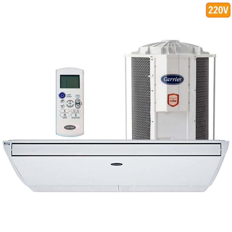 ar-condicionado split 57.000 btus carrier xperience 220v 42zqb60c5/38ccw060235mc