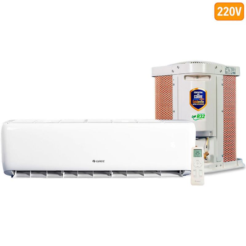 ar-condicionado split inverter 18.000 btus gree g-top 220v branco gwc18atd-d6dna1a/i