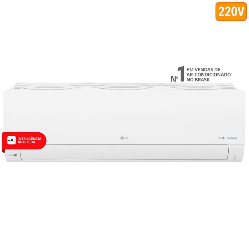 ar-condicionado split dual inverter 12.000 btus lg compact 220v +ia s3-q12jaqal