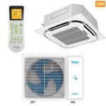ar-condicionado cassete inverter 24.000 btus elgin 220v branco 45kdfe24