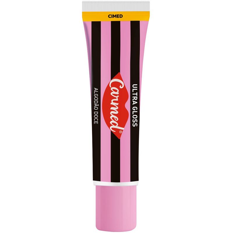 kit carmed sos lábios esfoliante e ultra gloss