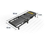 esteira para mecânico vonder 2 em 1 até 110kg (mp)