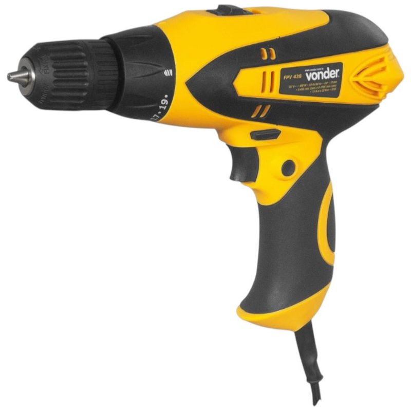 furadeira e parafusadeira vonder 3/8" 400w 127v pfv438 (mp)