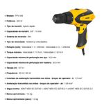 furadeira e parafusadeira vonder 3/8" 400w 127v pfv438 (mp)